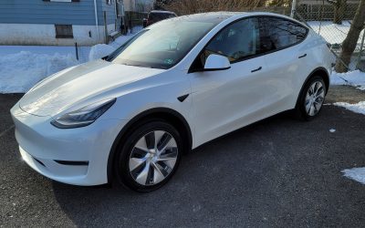 Tesla Model Y with Ceramic Pro Bronze