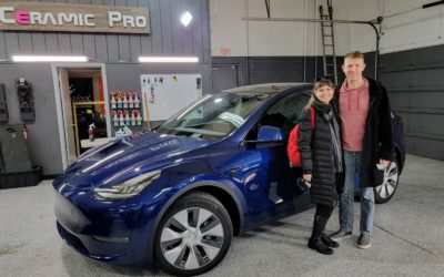 Tesla Model Y – Full Front Tesla Paint Protection Film – 5 Star Review