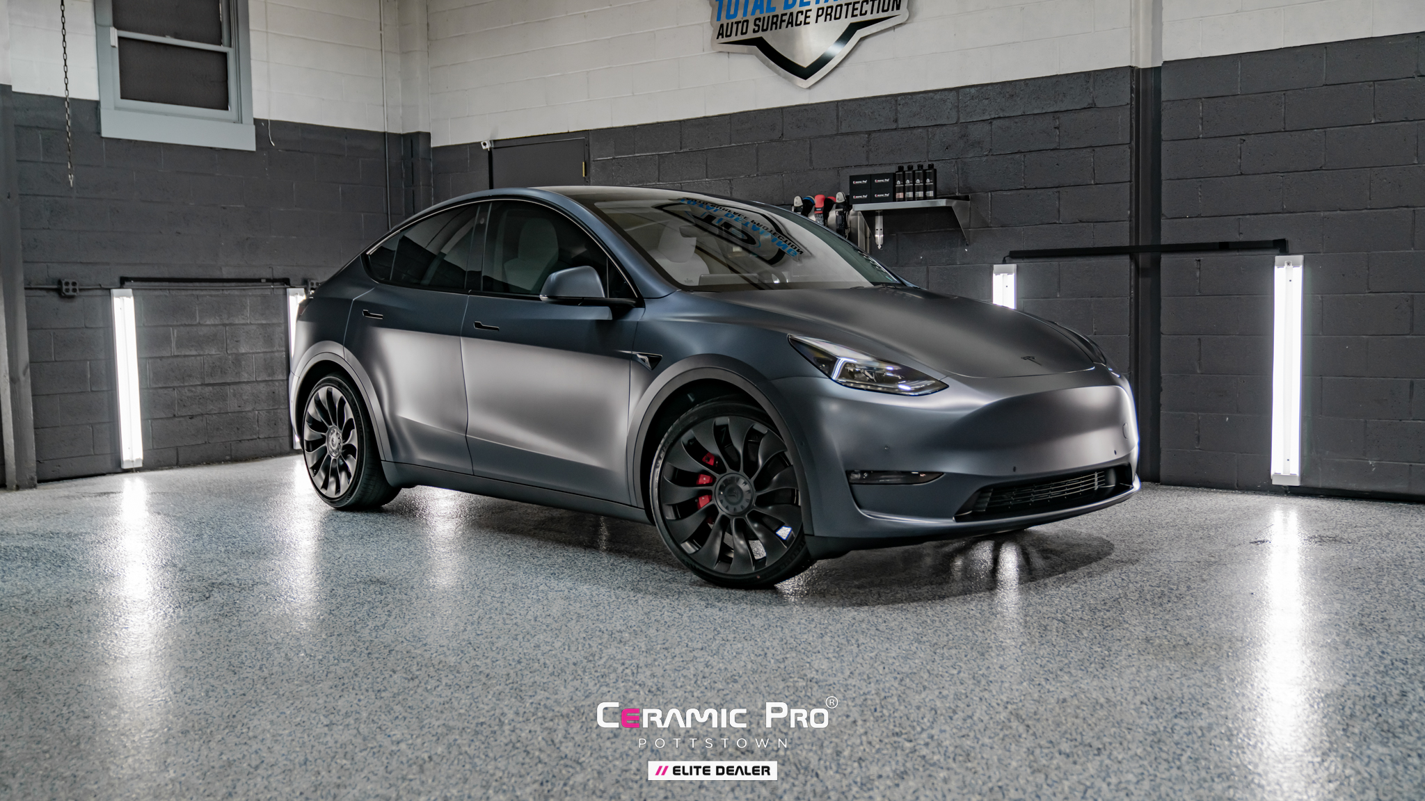 2022 Tesla Model Y - Full MATTE KAVACA Paint Protection Film Clear Bra