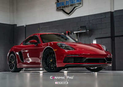 Paint Protection Film installed on a Porsche by Ceramic Pro Pottstown
