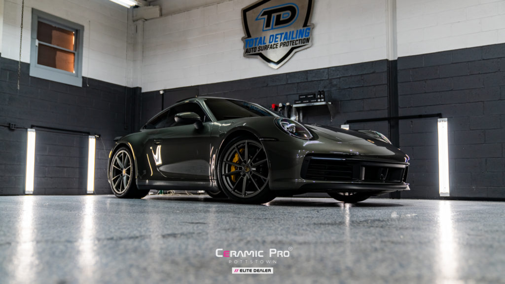 Protecting your Porsche with paint protection film at ceramic pro pottstown