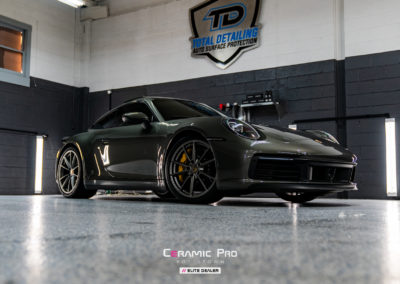 Protecting your Porsche with paint protection film at ceramic pro pottstown