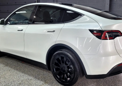 A car being detailed at Total Detailing Auto Spa in Pennsylvania.