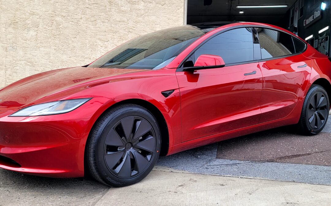 2024 Tesla model 3 Ceramic Coating, PPF & Window Tint