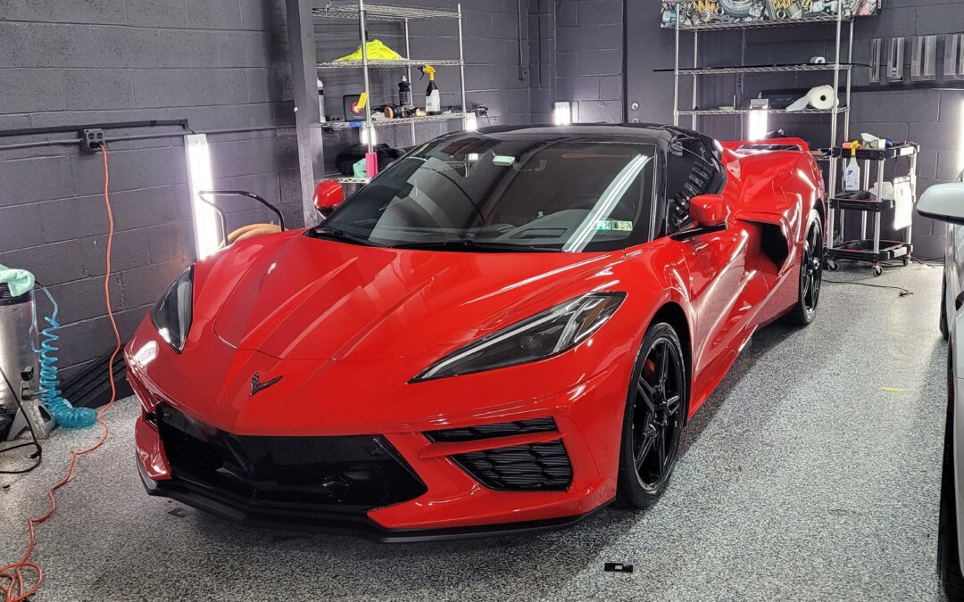 C8 corvette Ceramic Coating, PPF & Window Tint
