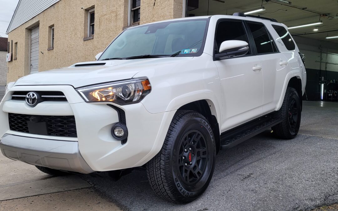 TRD 4Runner white Ceramic Pro Ceramic IR Window Tint