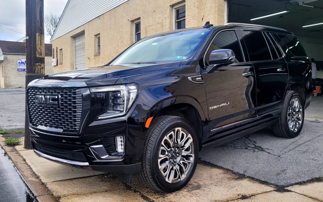 black GMC Yukon Denali Ceramic Coating & PPF