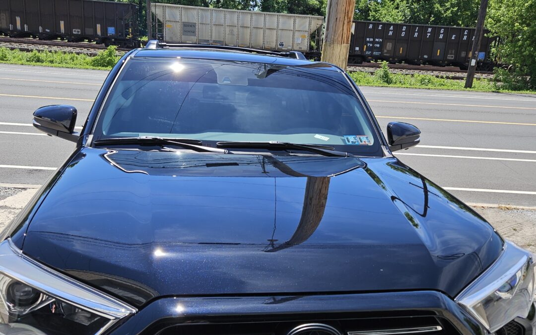2025 Toyota 4runner blue Ceramic Coating, PPF & Window Tint